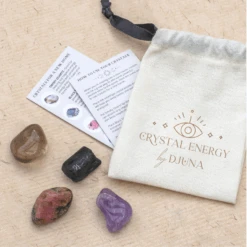 New Home Crystal Kit – Energy Cleansing And Protection Set With Guide(Crystal Energy Set New Home)
