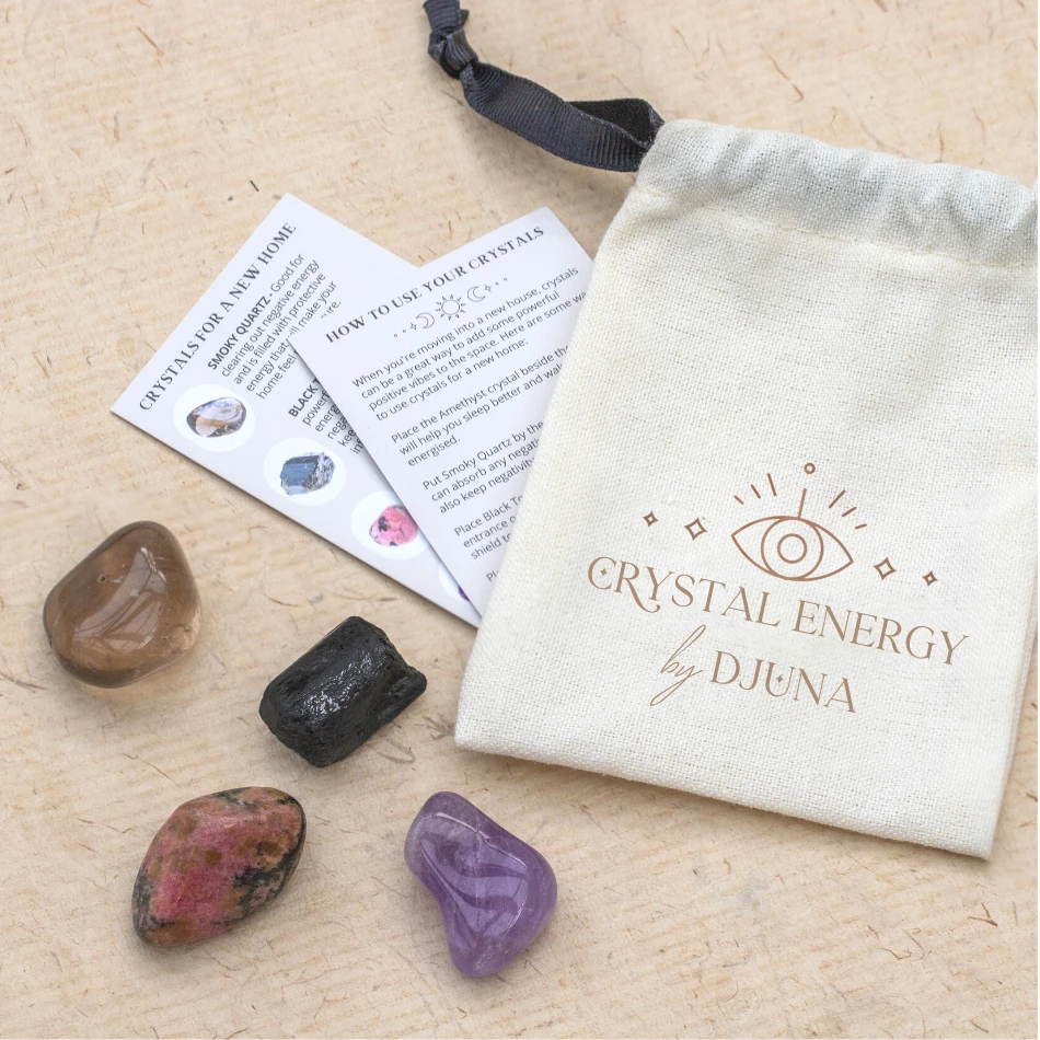 New Home Crystal Kit – Energy Cleansing And Protection Set With Guide(Crystal Energy Set New Home) 1 New Home Crystal Kit – Energy Cleansing And Protection Set With Guide(Crystal Energy Set New Home)