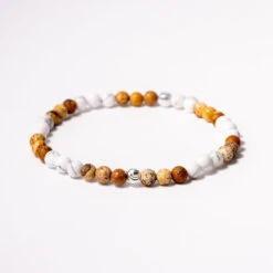 Create Your Own 4mm Bead Bracelet – 2 Gemstones(Create Your Own 4mm Crystal Bracelet 2 Beads) -Djuna Jewelry Store 2 bead bracelet 3