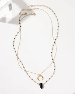 Layered Black Onyx Necklace Set – Dark Moon Jewellery – Gold Crystal Pendant(Dark Moon Onyx Necklace Set Black Onyx) 5 Layered Black Onyx Necklace Set – Dark Moon Jewellery – Gold Crystal Pendant(Dark Moon Onyx Necklace Set Black Onyx) -Djuna Jewelry Store 3fbf2d2892a6a3d8e3aab24be905cbf79fc2a8db512a90b41144edd920300c84