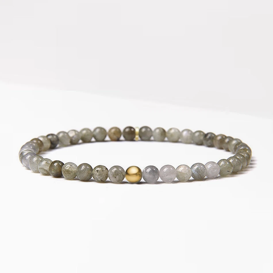 Labradorite Gemstone Bracelet 4mm(Labradorite Healing Bracelet) 1 Labradorite Gemstone Bracelet 4mm(Labradorite Healing Bracelet)