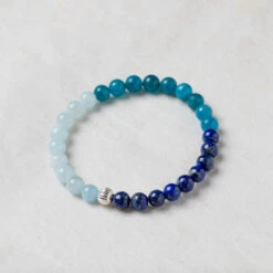 Create Your Own 6mm Bead Bracelet – 3 Gemstones(Create Your Own 6mm Crystal Bracelet 3 X Beads) -Djuna Jewelry Store 6mm 3bead 2