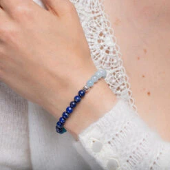 Create Your Own 6mm Bead Bracelet – 2 Gemstones(Create Your Own 6mm Crystal Bracelet 2 X Beads)