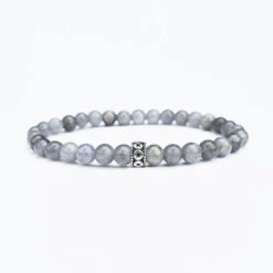 Men's Labradorite Gemstone Bracelet 6mm(Mens Labradorite Gemstone Bracelet)