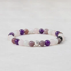 Create Your Own 6mm Bead Bracelet – 4 Gemstones(Create Your Own 6mm Crystal Bracelet 4 X Beads)