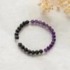 Aromatherapy Diffuser Bracelet - Amethyst And Rose Quartz(Aromatherapy Bracelet Amethyst And Rose Quartz)