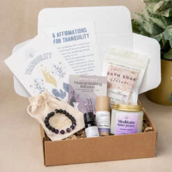 Amethyst Tranquility Gift Box – Crystal Healing Set For Calm & Relaxation(Amethyst Tranquility Gift Box)