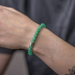 Green Aventurine Gemstone Bracelet 6mm(Green Aventurine Gemstone Energy Bracelet) 5 Green Aventurine Gemstone Bracelet 6mm(Green Aventurine Gemstone Energy Bracelet) -Djuna Jewelry Store aventurine 3