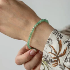 Aventurine Gemstone Bracelet 4mm(Aventurine Gemstone Bracelet 4mm) -Djuna Jewelry Store aventurine 4mm