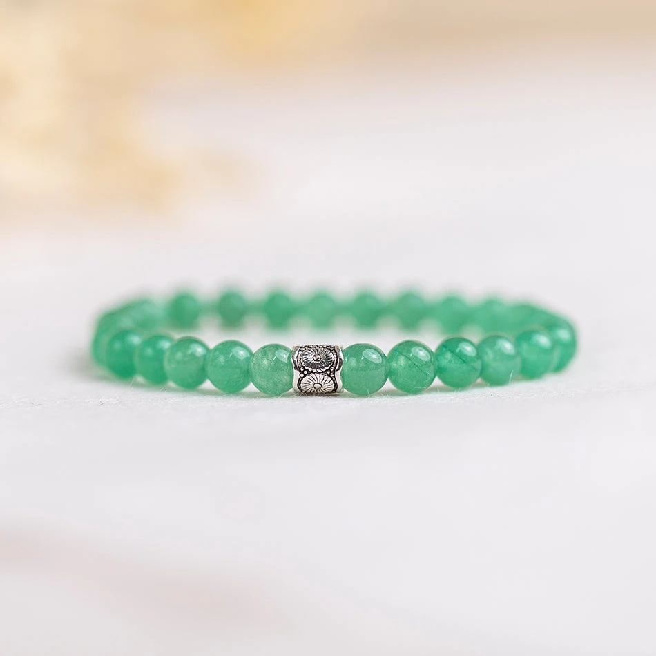 Green Aventurine Gemstone Bracelet 6mm(Green Aventurine Gemstone Energy Bracelet) 1 Green Aventurine Gemstone Bracelet 6mm(Green Aventurine Gemstone Energy Bracelet)