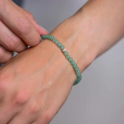 Aventurine Gemstone Bracelet 4mm(Aventurine Gemstone Bracelet 4mm) -Djuna Jewelry Store aventurine bracelet