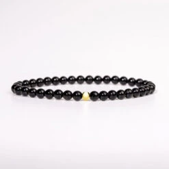 Black Tourmaline Healing Bracelet 4mm(Black Tourmaline Healing Bracelet)