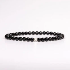 Black Tourmaline Healing Bracelet 4mm(Black Tourmaline Healing Bracelet) -Djuna Jewelry Store black tourmaline new 4mm