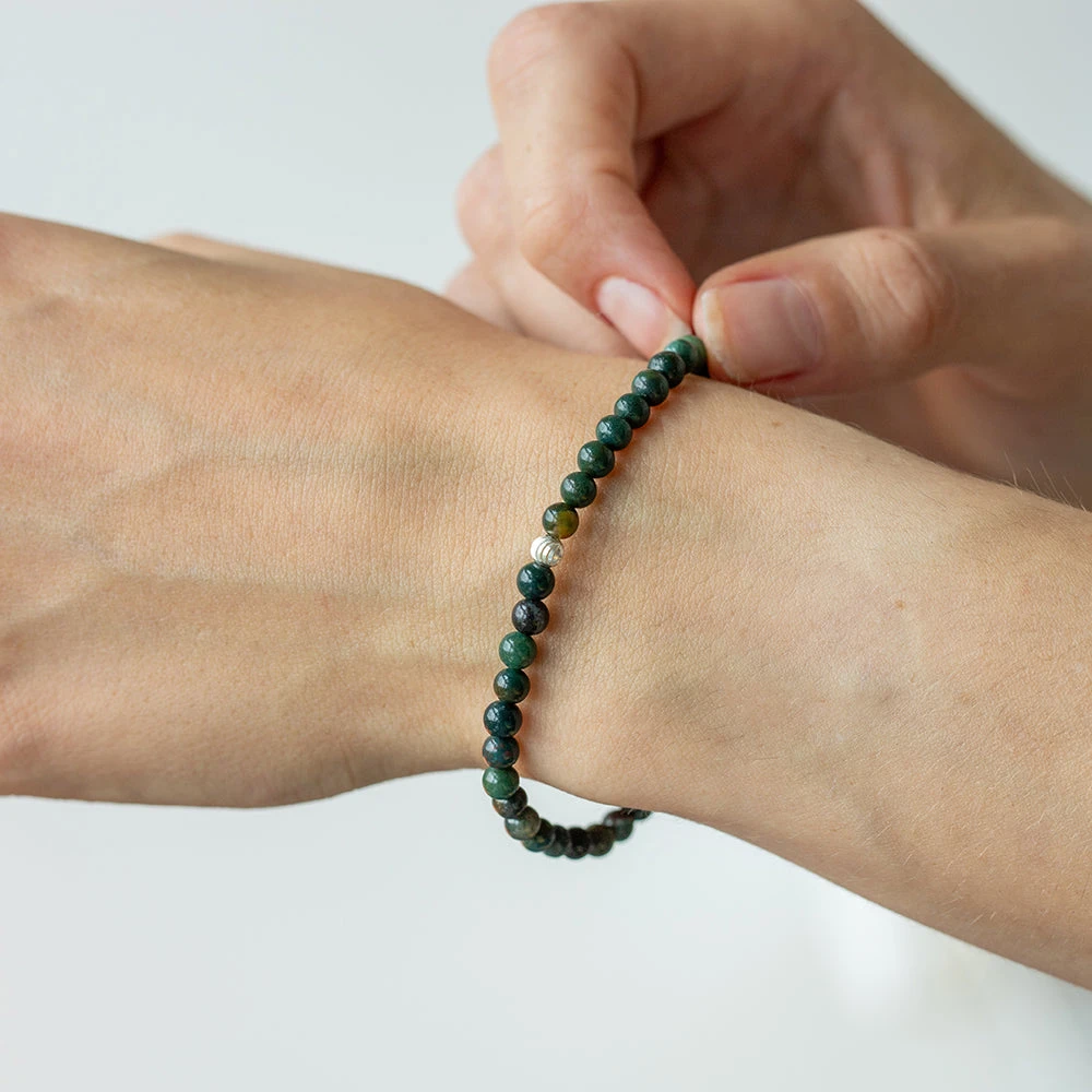 Bloodstone Gemstone Bracelet 4mm(Bloodstone Healing Bracelet) 5 Bloodstone Gemstone Bracelet 4mm(Bloodstone Healing Bracelet) - Image 5