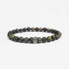 Men's Bloodstone Gemstone Bracelet 6mm(Mens Bloodstone Gemstone Bracelet)
