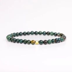 Bloodstone Gemstone Bracelet 4mm(Bloodstone Healing Bracelet)