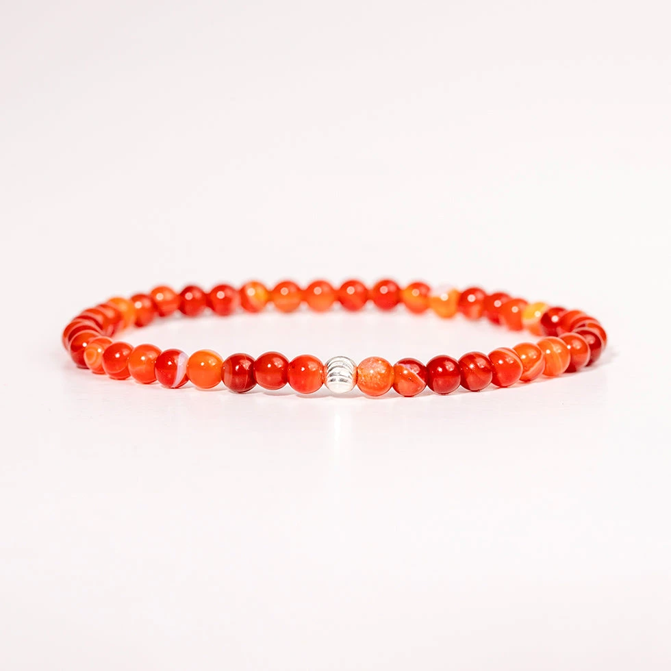 Carnelian Gemstone Bracelet 4mm(Carnelian Gemstone Bracelet) 1 Carnelian Gemstone Bracelet 4mm(Carnelian Gemstone Bracelet)
