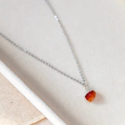 Carnelian Raw Pendant Necklace – Healing Crystal Jewellery For Confidence & Motivation(Carnelian Raw Pendant Confidence) 5 Carnelian Raw Pendant Necklace – Healing Crystal Jewellery For Confidence & Motivation(Carnelian Raw Pendant Confidence) -Djuna Jewelry Store carnelian necklace 3