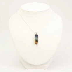 Chakra Point Pendant – Sterling Silver Crystal Energy Necklace(Chakra Sterling Silver Point Pendant) 6 Chakra Point Pendant – Sterling Silver Crystal Energy Necklace(Chakra Sterling Silver Point Pendant) -Djuna Jewelry Store chakra necklace 2