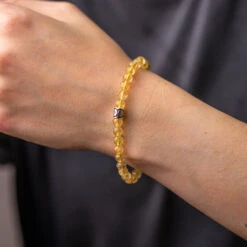 Citrine Gemstone Bracelet 6mm(Citrine Gemstone Energy Bracelet) 6 Citrine Gemstone Bracelet 6mm(Citrine Gemstone Energy Bracelet) -Djuna Jewelry Store citrine 3