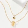 Layered Gold Sun Necklace Set With Citrine – Golden Glow Crystal Jewellery(Sol Necklace Set Citrine)