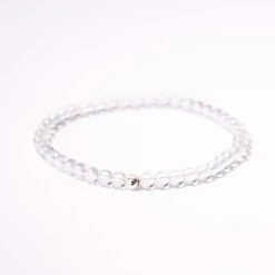 Crystal Quartz Gemstone Bracelet 4mm(Quartz Gemstone Bracelet)