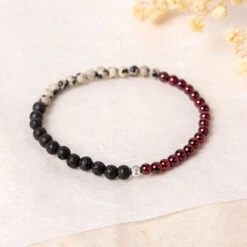 Create Your Own 4mm Bead Bracelet – 3 Gemstones(Create Your Own 4mm Crystal Bracelet)