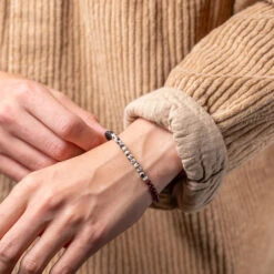 Create Your Own 4mm Bead Bracelet – 3 Gemstones(Create Your Own 4mm Crystal Bracelet) -Djuna Jewelry Store combination 3 beads 4