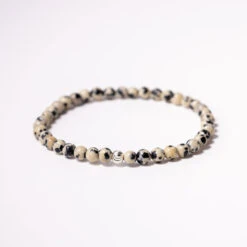 Dalmatian Jasper Gemstone Bracelet 4mm(Dalmatian Jasper Gemstone Bracelet)