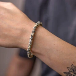 Dalmatian Jasper Gemstone Bracelet 6mm(Dalmatian Jasper Gemstone Energy Bracelet) 6 Dalmatian Jasper Gemstone Bracelet 6mm(Dalmatian Jasper Gemstone Energy Bracelet) -Djuna Jewelry Store dalmation 3