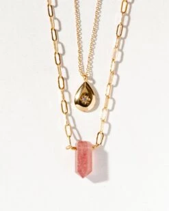 Layered Gold Necklace Set – Golden Aura Crystal Jewellery – Dainty Spiritual Pendant(Golden Drip Necklace Set) 6 Layered Gold Necklace Set – Golden Aura Crystal Jewellery – Dainty Spiritual Pendant(Golden Drip Necklace Set) -Djuna Jewelry Store dcfd1e9e8d97feebf32c9d576d5f0f778be600afe22898c105ca7dde9d7ccb13