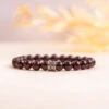 Garnet Gemstone Bracelet – 8mm Beads For Passion, Energy & Heart’s Desire(Garnet Gemstone Bracelet Delara)
