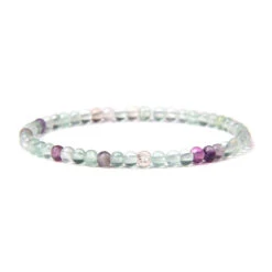 Rainbow Fluorite Gemstone Bracelet 4mm(Fluorite Gemstone Bracelet 4mm)