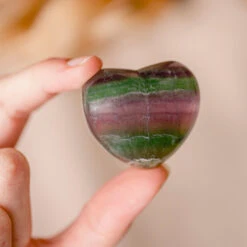 Rainbow Fluorite Heart(Rainbow Fluorite Heart)