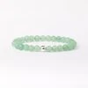Green Aventurine Beaded Bracelet – Essential 6mm Gemstone Healing Crystal Jewellery(Green Aventurine Essential Bracelet 6mm)