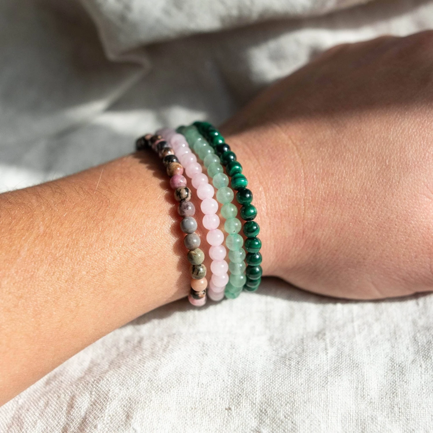 Heart Chakra Bracelet Set – Healing Crystals For Love, Compassion & Emotional Balance(Heart Chakra Bracelet Set) 2 Heart Chakra Bracelet Set – Healing Crystals For Love, Compassion & Emotional Balance(Heart Chakra Bracelet Set) - Image 2