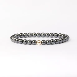 Hematite Beaded Bracelet – Essential 6mm Gemstone Crystal Jewellery(Hematite Essential Bracelet 6mm) 6 Hematite Beaded Bracelet – Essential 6mm Gemstone Crystal Jewellery(Hematite Essential Bracelet 6mm) -Djuna Jewelry Store hematite bracelet gold 2679237d d4c9 4a2f 981f 902668fdcaf6