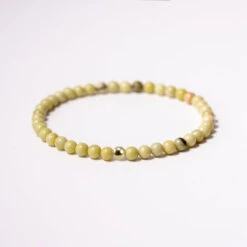 Jade Gemstone Bracelet 4mm(Jade Gemstone Bracelet) 5 Jade Gemstone Bracelet 4mm(Jade Gemstone Bracelet) -Djuna Jewelry Store jade bracelet gold