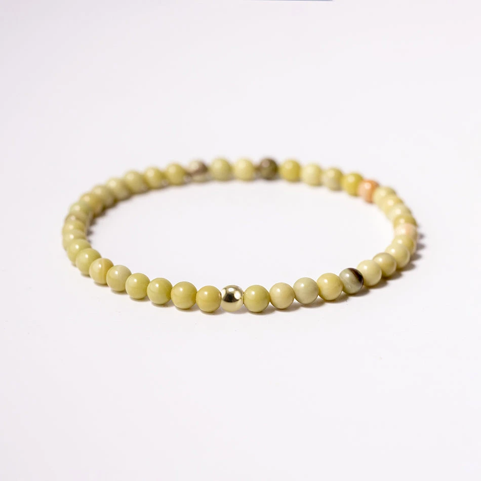 Jade Gemstone Bracelet 4mm(Jade Gemstone Bracelet) 3 Jade Gemstone Bracelet 4mm(Jade Gemstone Bracelet) - Image 3