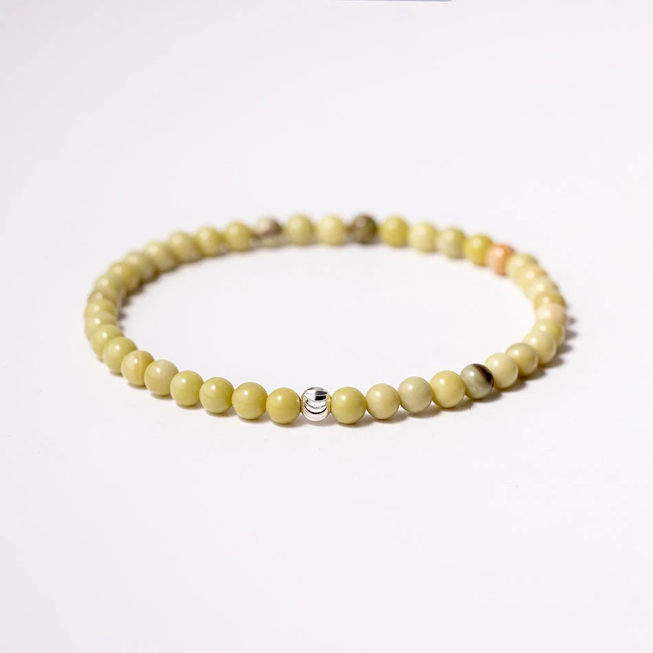 Jade Gemstone Bracelet 4mm(Jade Gemstone Bracelet) 1 Jade Gemstone Bracelet 4mm(Jade Gemstone Bracelet)
