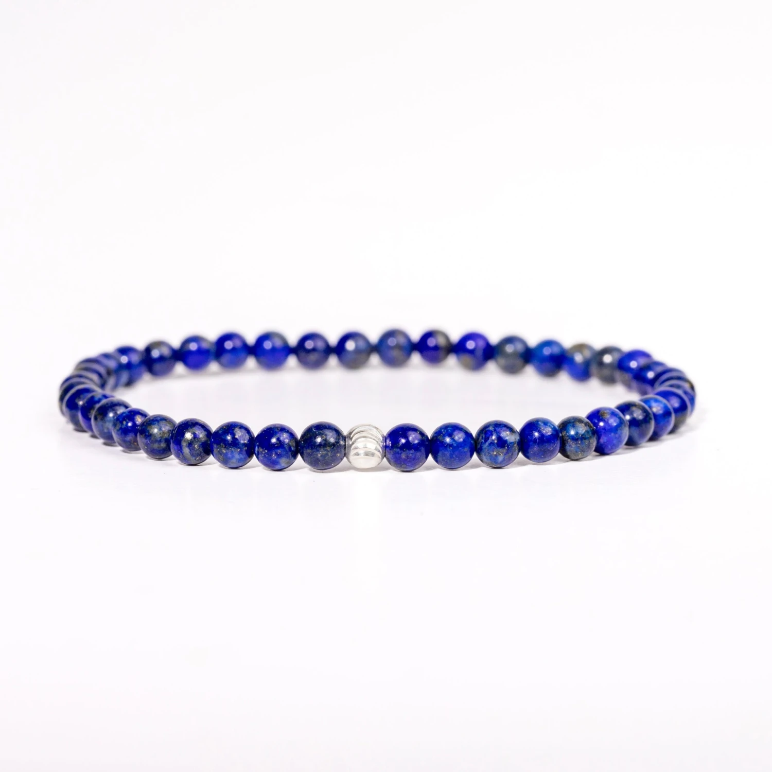 Lapis Lazuli Gemstone Bracelet 4mm(Lapis Lazuli Healing Bracelet) 1 Lapis Lazuli Gemstone Bracelet 4mm(Lapis Lazuli Healing Bracelet)