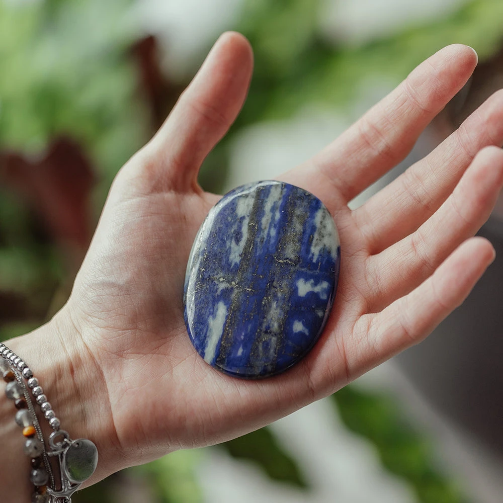 Lapis Lazuli Palm Stone(Lapis Lazuli Palm Stone) 2 Lapis Lazuli Palm Stone(Lapis Lazuli Palm Stone) - Image 2
