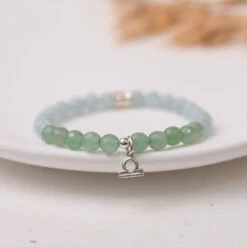 Libra Birthstone Gemstone Bracelet(Libra Birthstone Gemstone Bracelet) -Djuna Jewelry Store libra bracelet 1