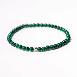 Malachite Gemstone Bracelet 4mm(Malachite Gemstone Bracelet 4mm) 6 Malachite Gemstone Bracelet 4mm(Malachite Gemstone Bracelet 4mm) -Djuna Jewelry Store malachite 4mm bracelet