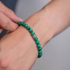 Malachite Gemstone Bracelet 6mm(Malachite Gemstone Bracelet 6mm) -Djuna Jewelry Store malachite bracelet 2 8d5b9424 dd51 4914 88d6 a296b4998f8f