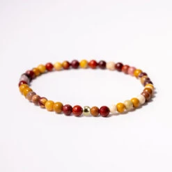 Mookaite Jasper Gemstone Bracelet 4mm(Mookaite Jasper Bracelet)
