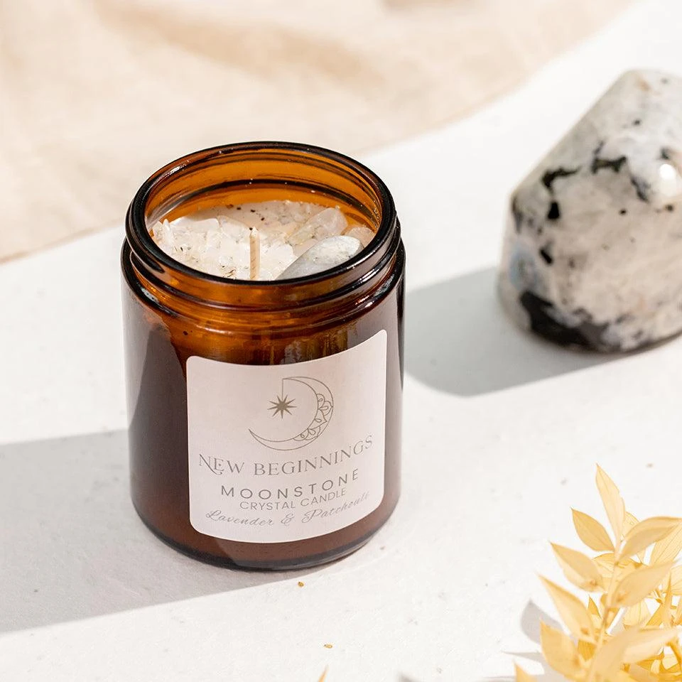 Moonstone Crystal Candle – New Beginnings & Intuition | Hand-Poured Soy Wax(Moonstone Crystal Candle New Beginnings) 1 Moonstone Crystal Candle – New Beginnings & Intuition | Hand-Poured Soy Wax(Moonstone Crystal Candle New Beginnings)