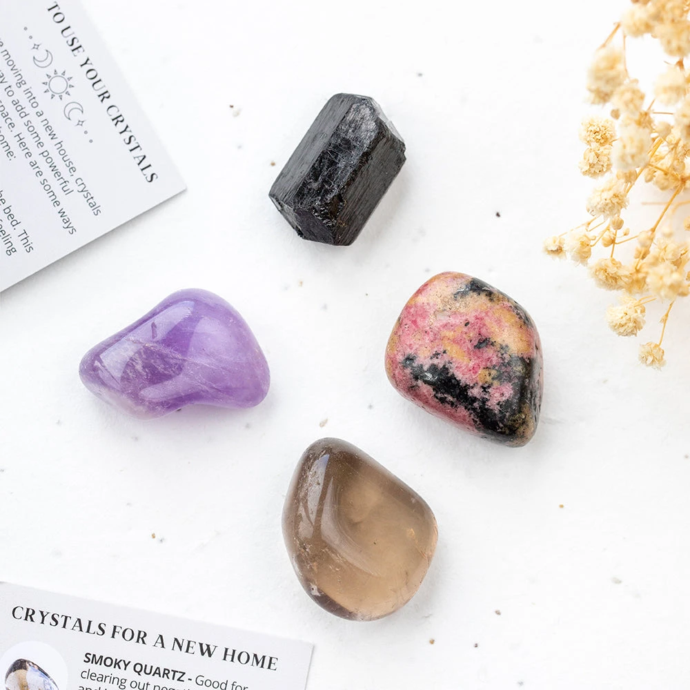 New Home Crystal Kit – Energy Cleansing And Protection Set With Guide(Crystal Energy Set New Home) 2 New Home Crystal Kit – Energy Cleansing And Protection Set With Guide(Crystal Energy Set New Home) - Image 2