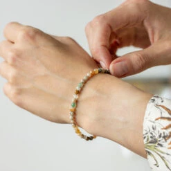 Ocean Jasper Gemstone Bracelet 4mm(Ocean Jasper Healing Bracelet) 7 Ocean Jasper Gemstone Bracelet 4mm(Ocean Jasper Healing Bracelet) -Djuna Jewelry Store ocean jasper 4mm