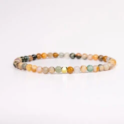 Ocean Jasper Gemstone Bracelet 4mm(Ocean Jasper Healing Bracelet)